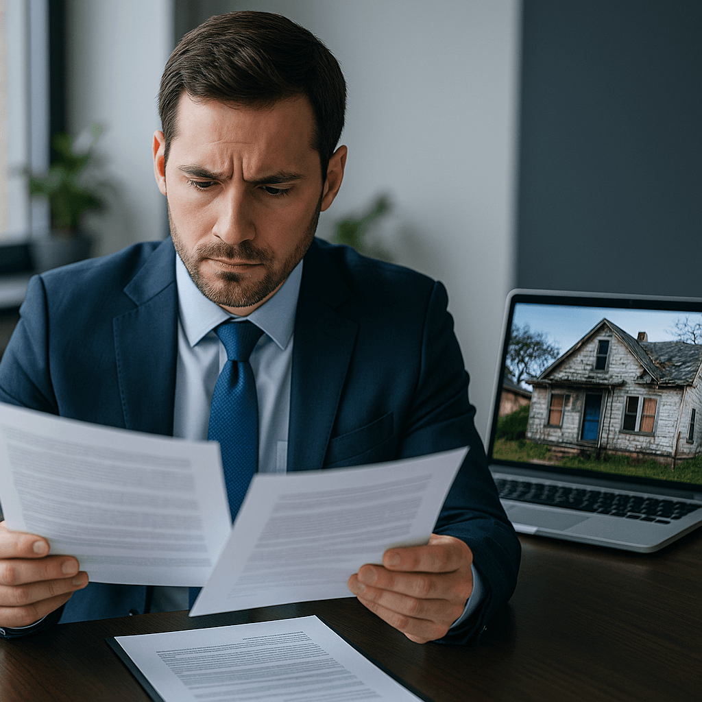 Professional illustration about home buyers for problem