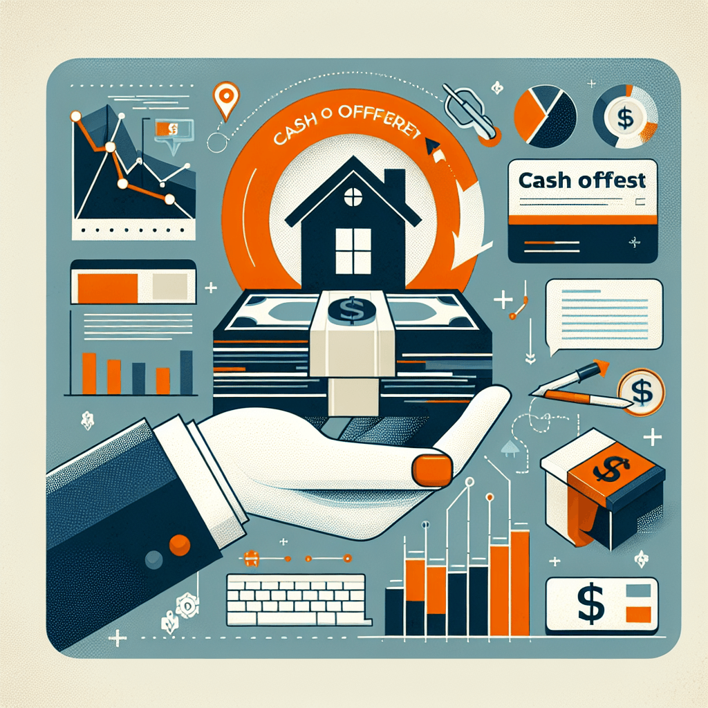 An illustrated diagram showing the key benefits and advantages of implementing cash offer for my property strategies effectiv