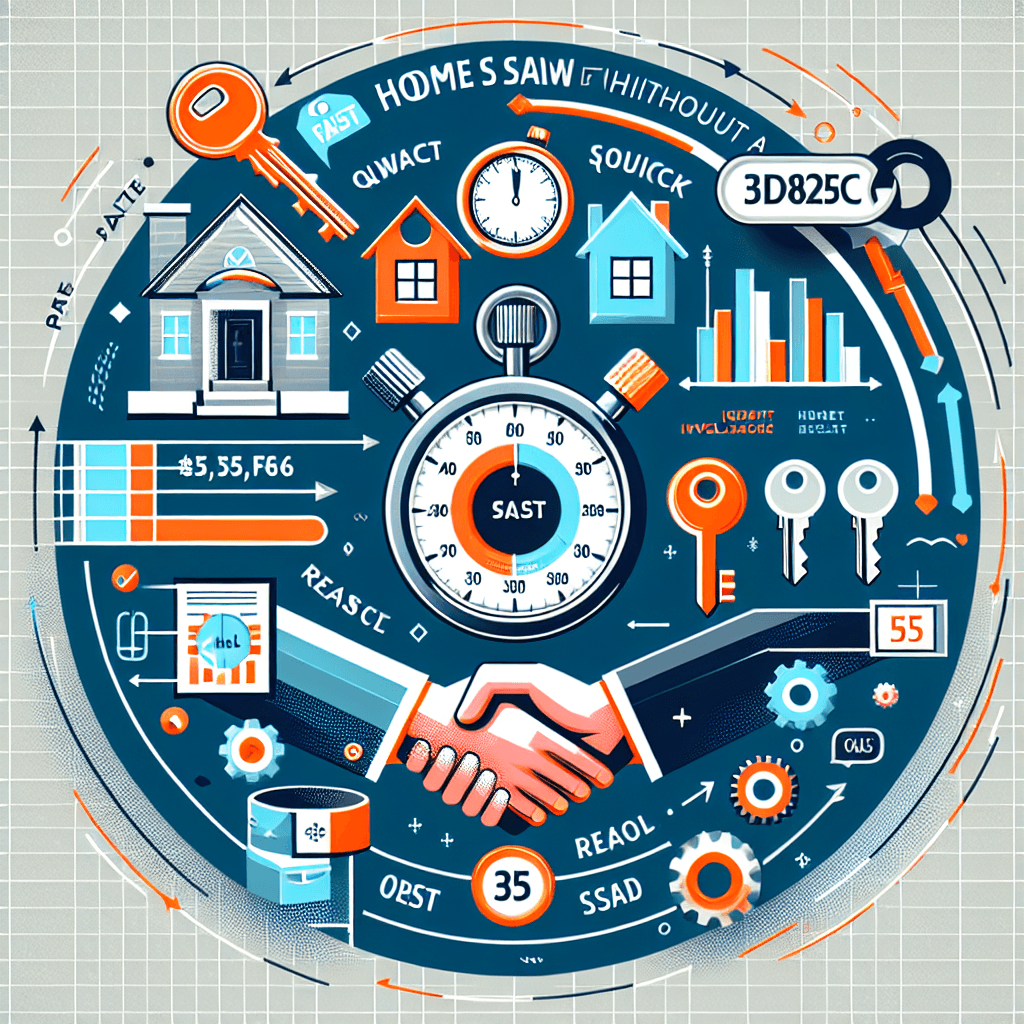 An illustrated diagram showing the key benefits and advantages of implementing fast home sale no realtor strategies effective