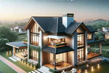 A professional team working on bypass traditional real estate listing solutions in a modern office environment with natural l