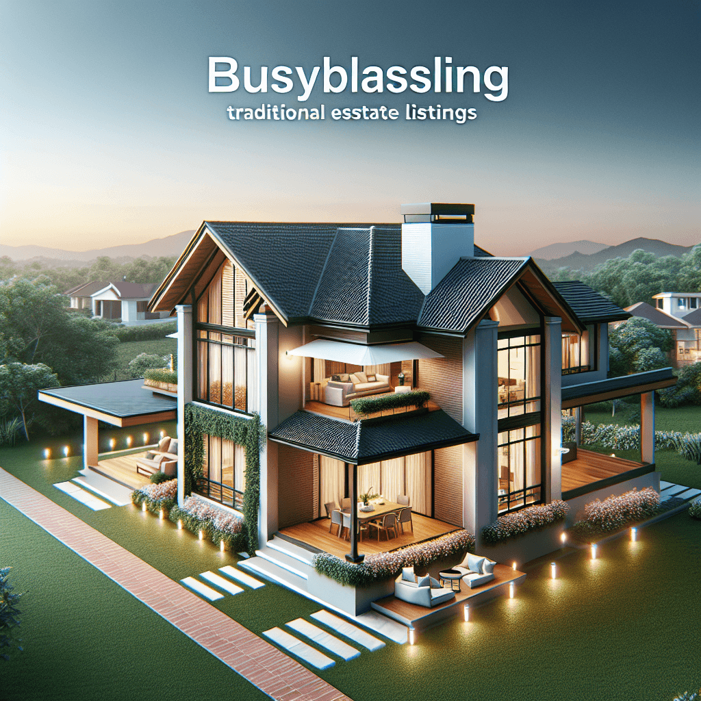 A professional team working on bypass traditional real estate listing solutions in a modern office environment with natural l