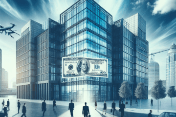 A professional team working on sell commercial property for cash solutions in a modern office environment with natural lighti