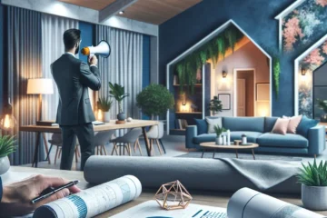 A professional team working on stress free way to sell a house solutions in a modern office environment