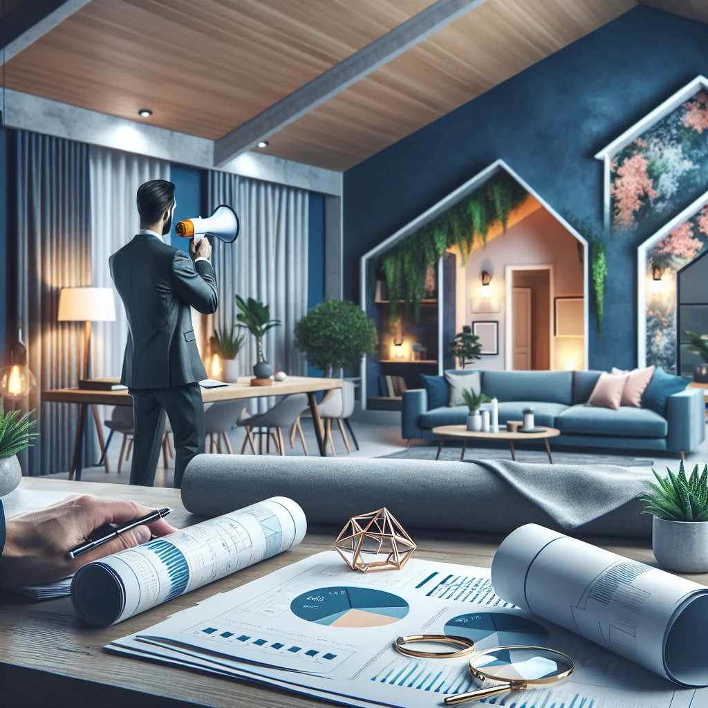 A professional team working on stress free way to sell a house solutions in a modern office environment