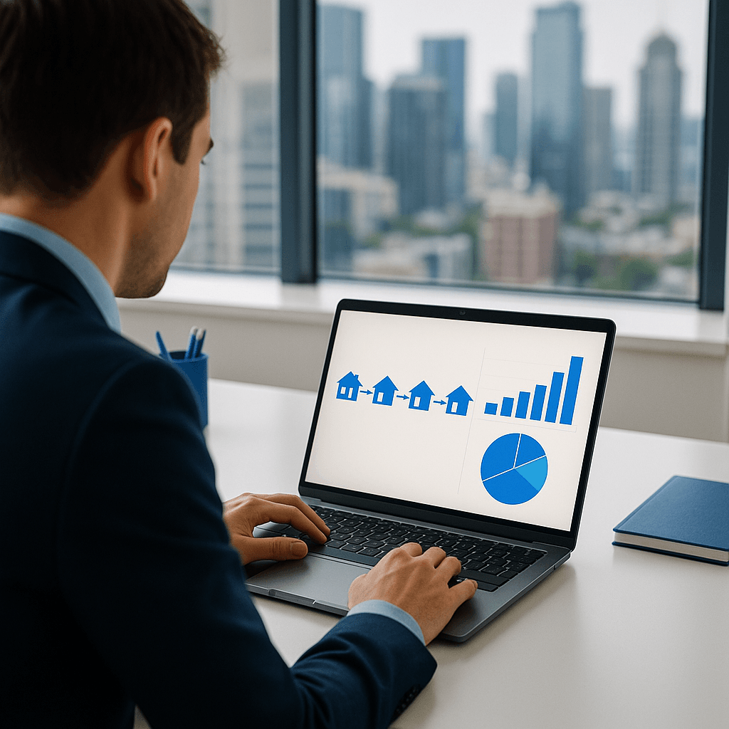 Professional illustration about sell house without hassle