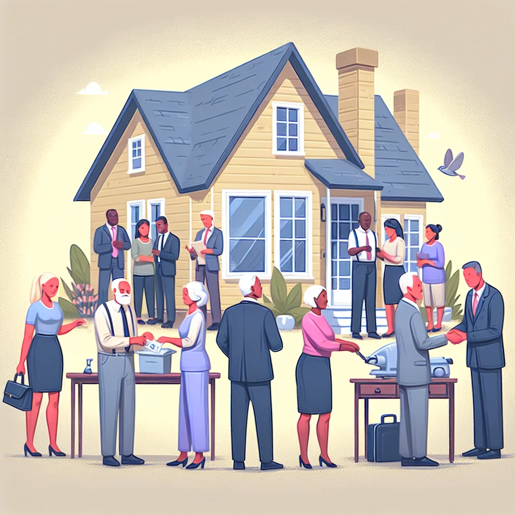 An illustrated diagram showing the key benefits of selling home quickly during retirement downsizing strategies