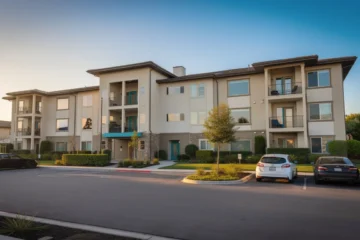 A professional team working on case studies selling distressed multi family homes solutions in a modern office environment