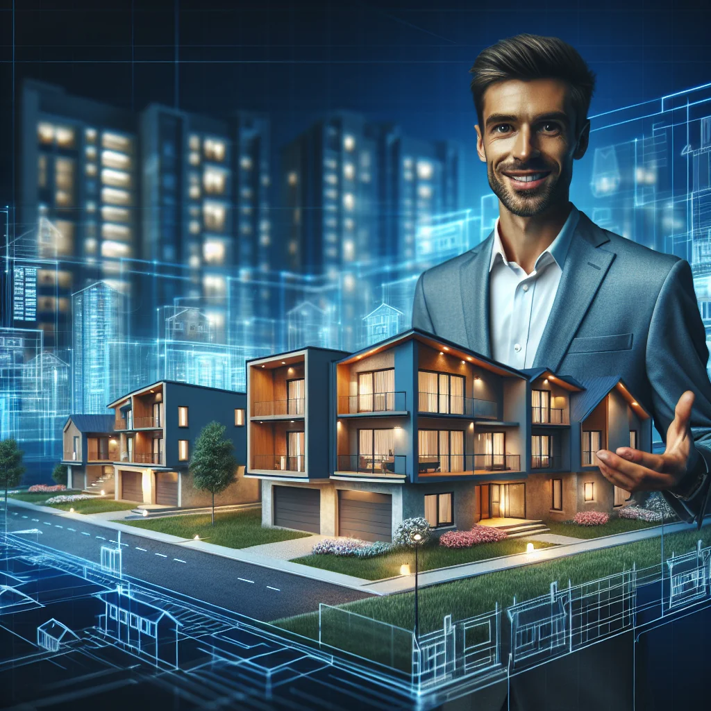 A professional team working on selling multi family property without repairs solutions in a modern office environment