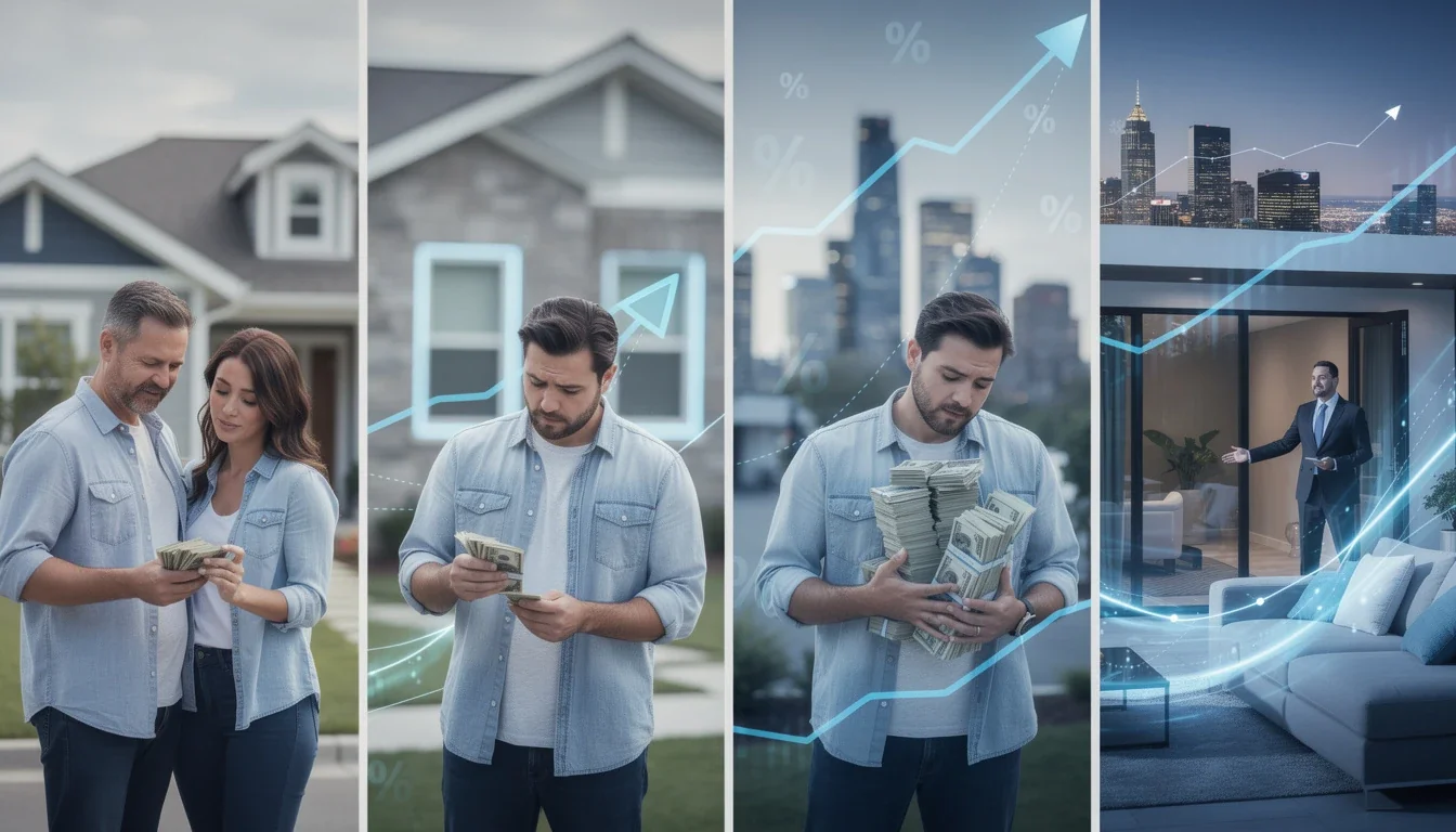 A step-by-step visual process guide demonstrating how impact of inflation on cash home offers 2026 works