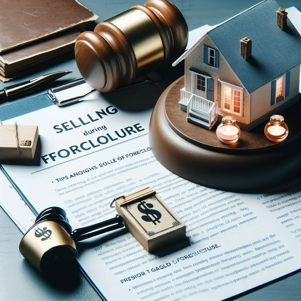 A summary infographic highlighting best practices for sell my property during foreclosure