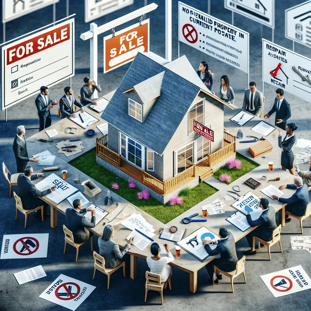 A summary infographic highlighting best practices for selling multi family property without repairs